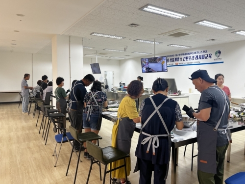 영덕 주민 대상 지역 기업제품 활용 간편 레시피 교육 개최